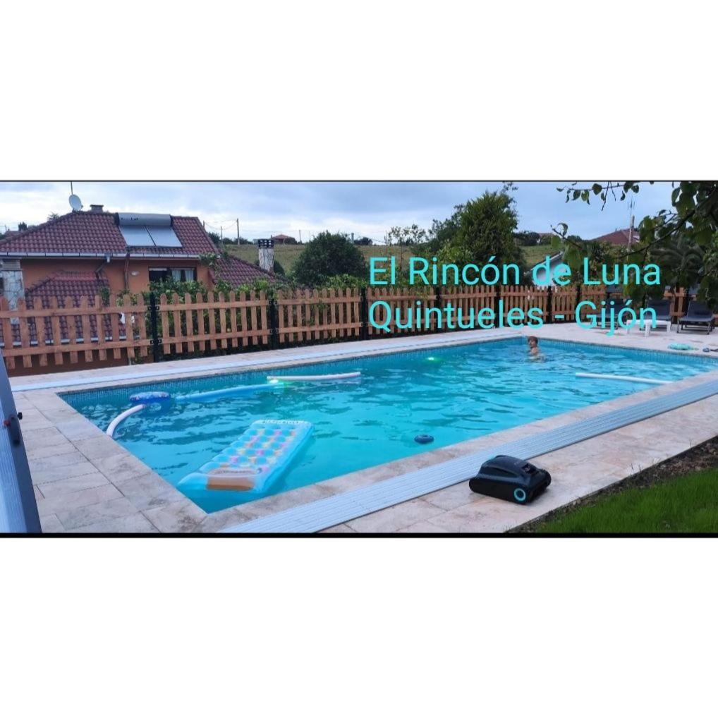 Willa Piscina Climatizada - Todo El Ano- Playa De La Nora-Chimenea- Barbacoa Quintueles Zewnętrze zdjęcie